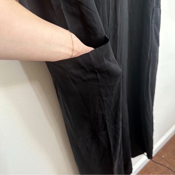 Universal Standard for J.Crew Cupro wide-leg jumpsuit size small J8445 - Picture 8 of 16